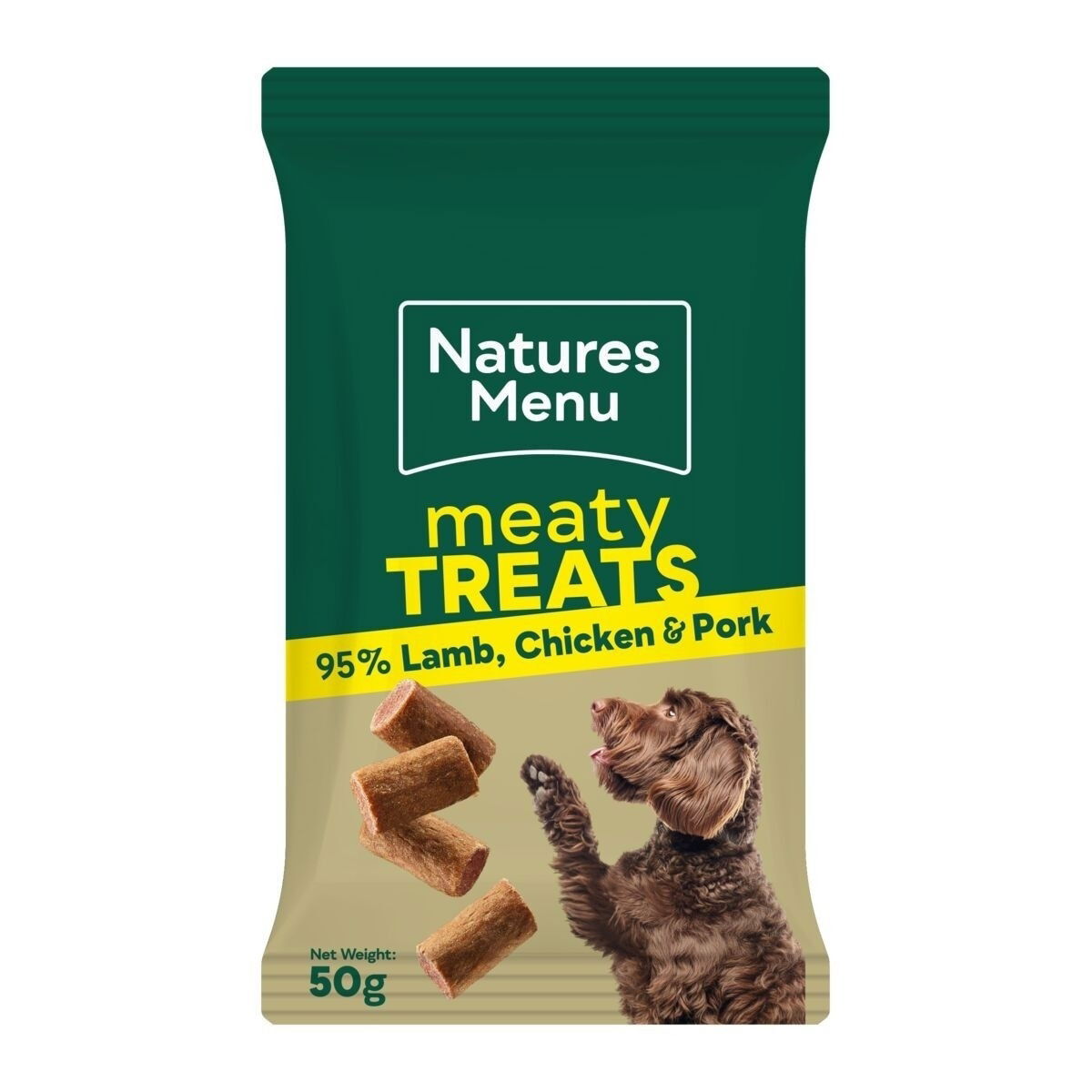 Natures Menu Dog Treat Lamb-Chicken-Pork 50g