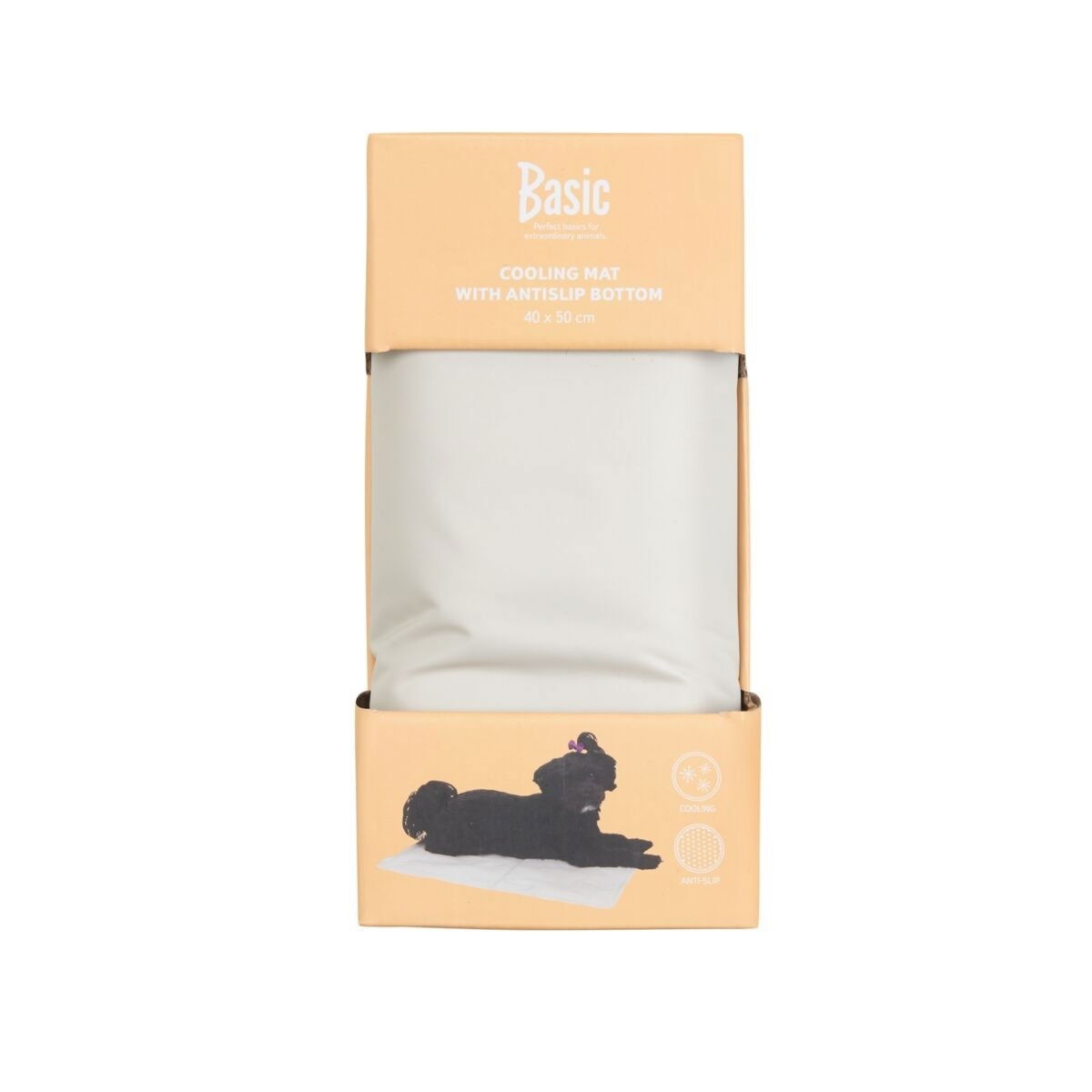Basic Cool cooling mat antislip beige