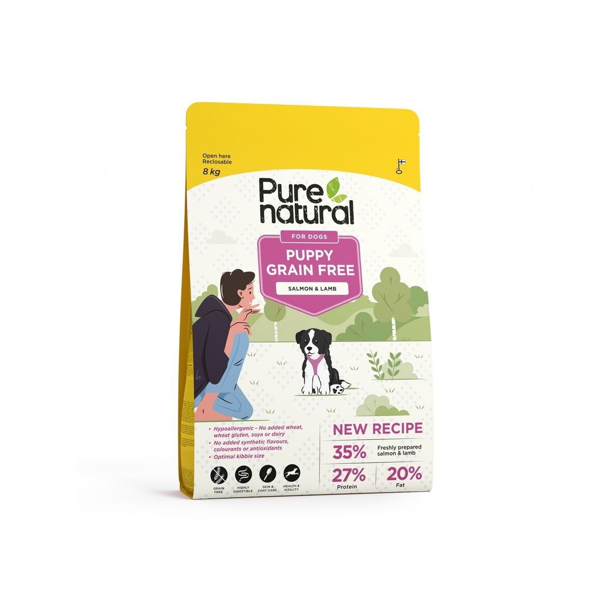 Purenatural Dog Puppy GF Salmon & Lamb