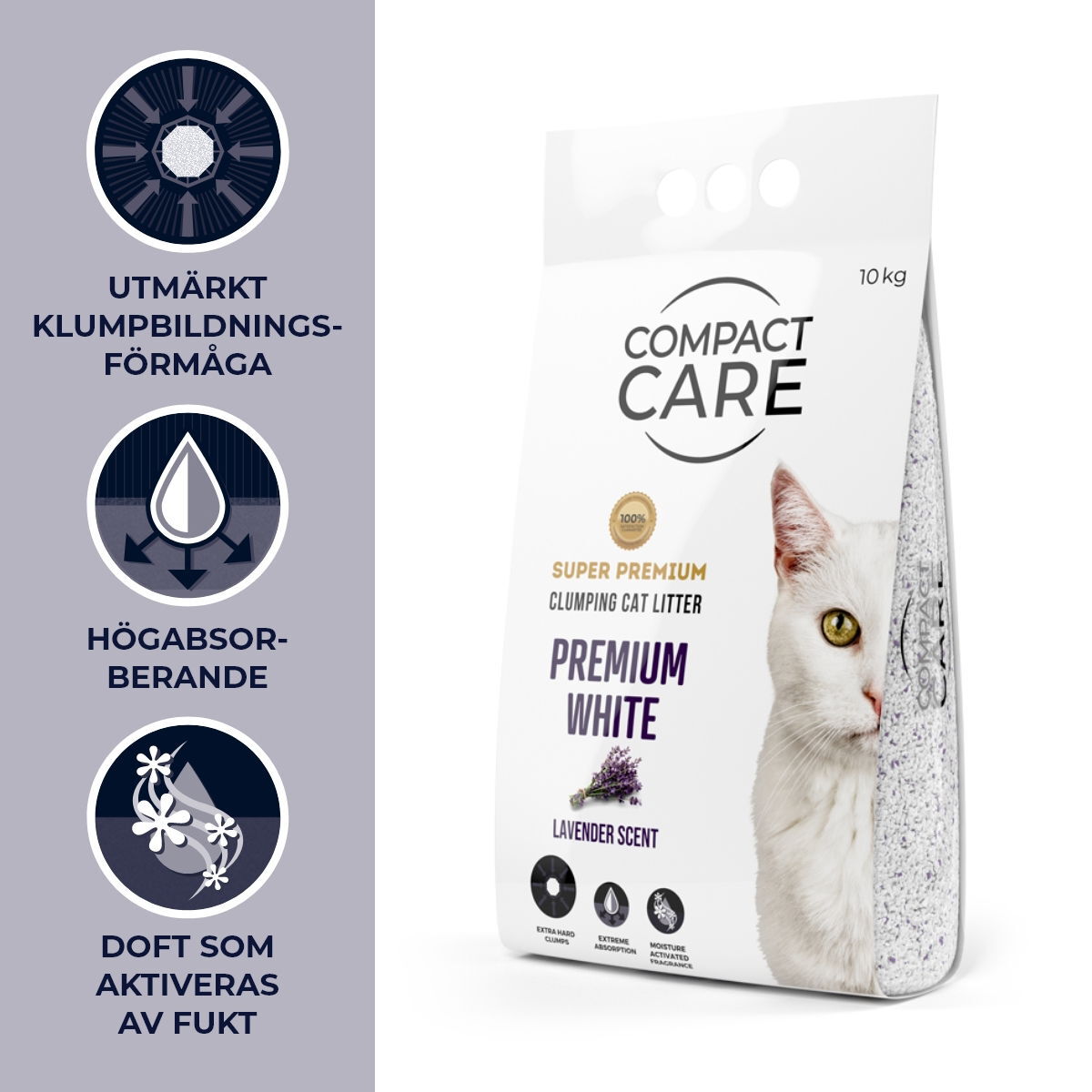 Compact Care Premium White Lavender